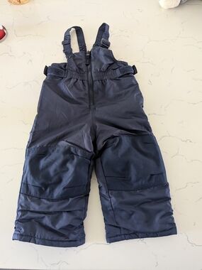 Cat & Jack Dark Navy Kids Snow Overalls